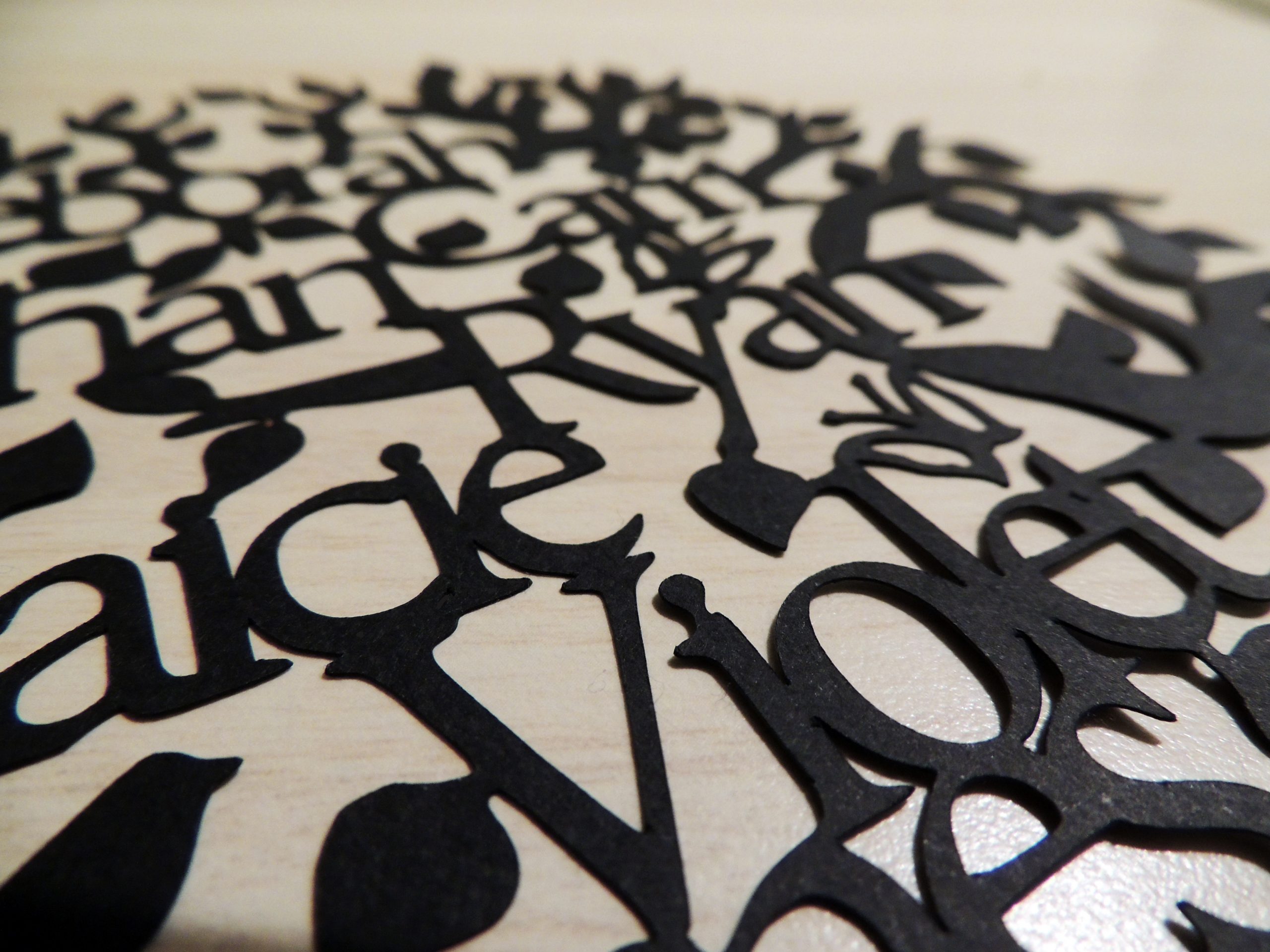 Close up of black tree 02